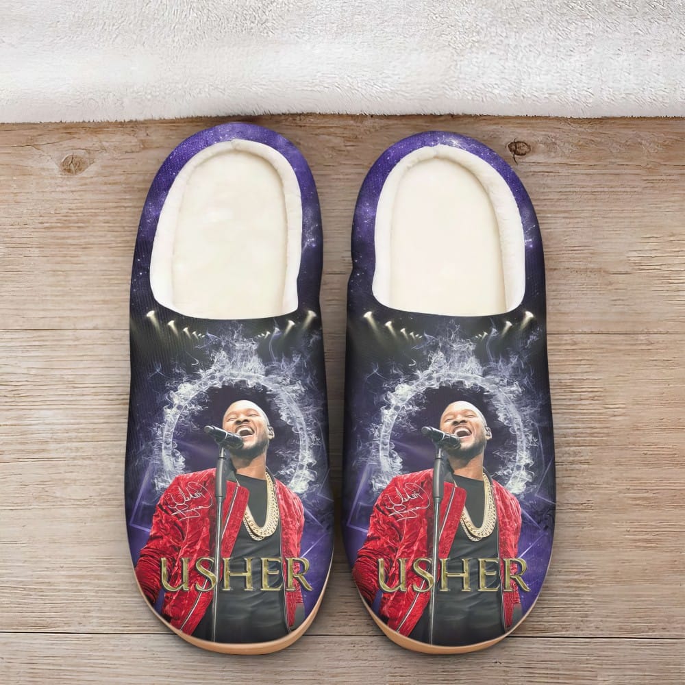 Usher Custom Shoes Slippers