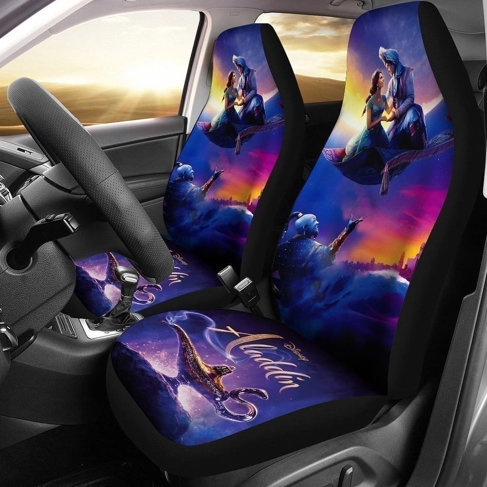Aladdin Happy Moment Disney For Fan Gift Sku 426 Car Seat Covers