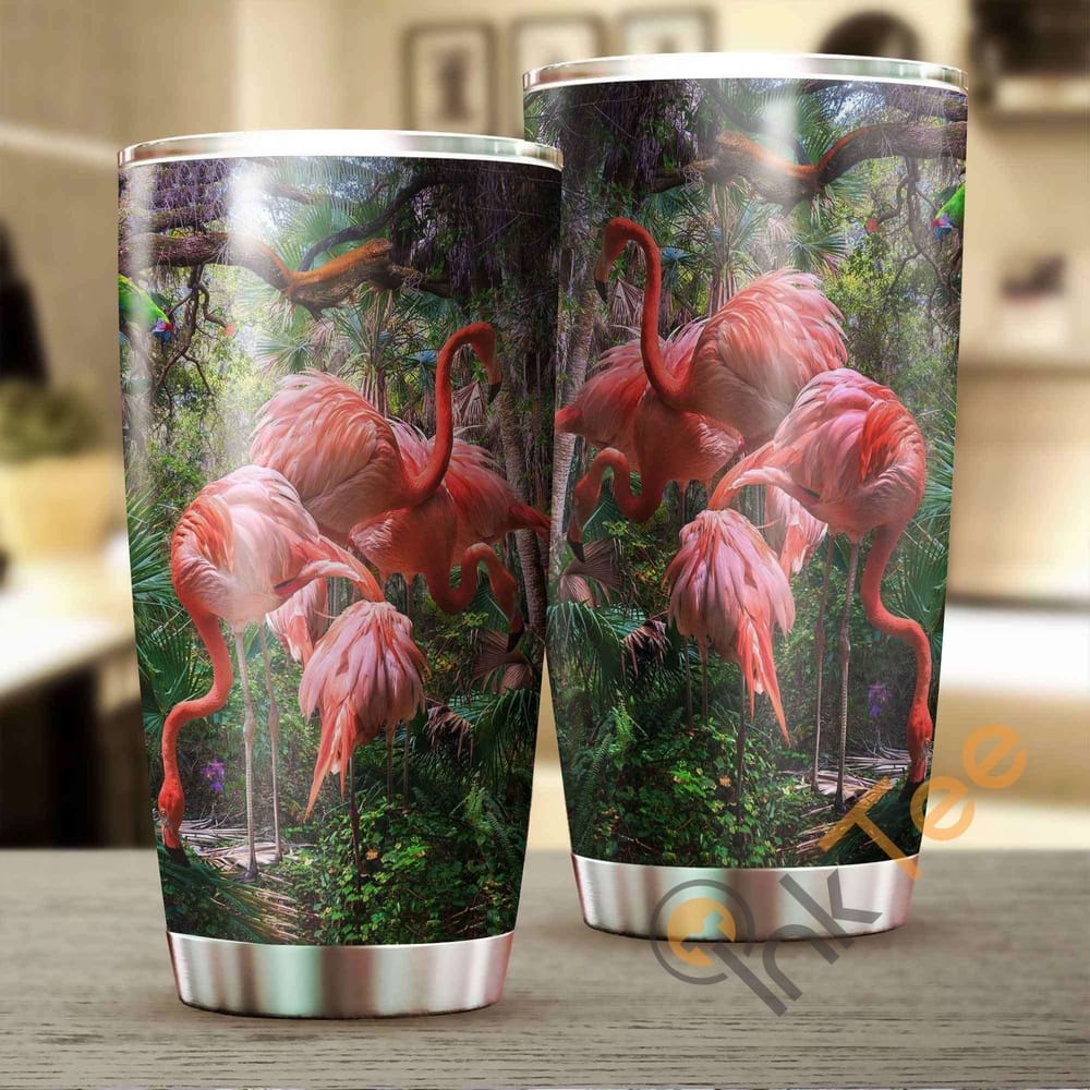 Beautiful Flamingo Amazon Best Seller Sku 3041 Stainless Steel Tumbler