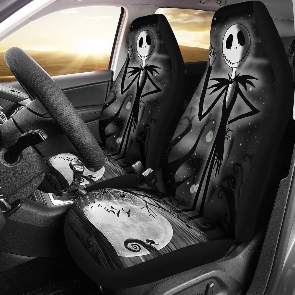 Black Jack Skellington Nightmare For Fan Gift Sku 1589 Car Seat Covers