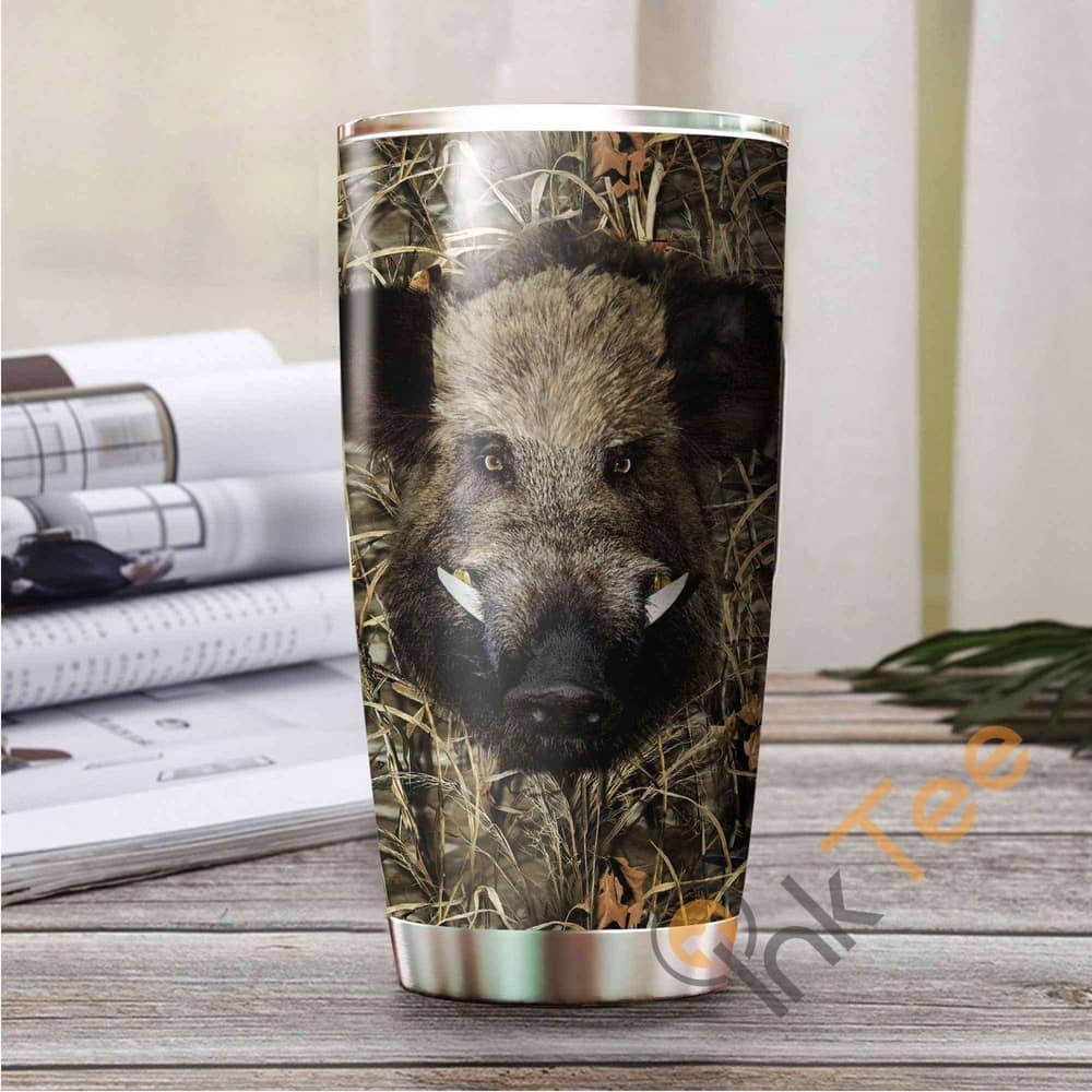 Boar Hunting Amazon Best Seller Sku 3358 Stainless Steel Tumbler