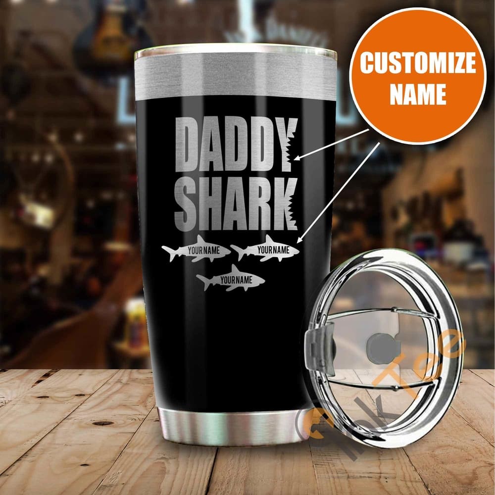 Daddy Shark Amazon Best Seller Sku 2826 Stainless Steel Tumbler