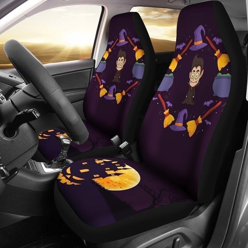 Dracula Halloween For Fan Gift Sku 3076 Car Seat Covers
