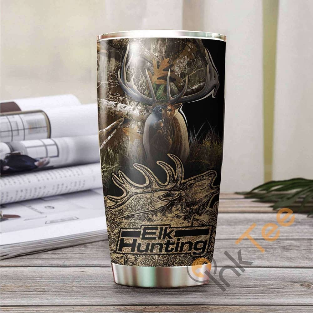 Elk Hunting Amazon Best Seller Sku 2910 Stainless Steel Tumbler