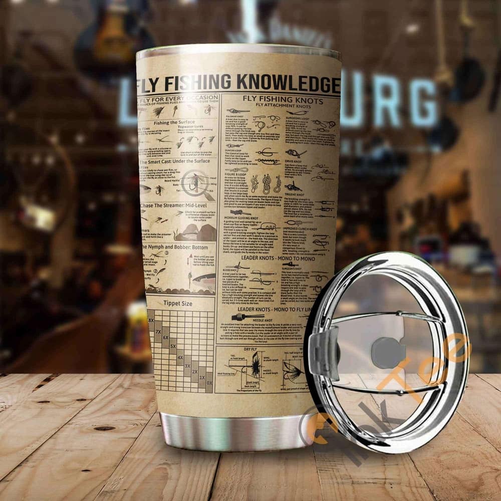 Fishing Knowledge Stainless Steel Tumbler
