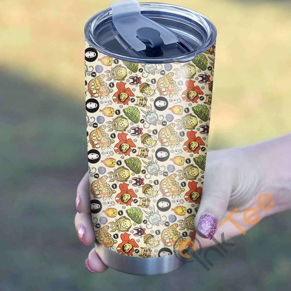 Ghibli Characters Perfect Gift Stainless Steel Tumbler