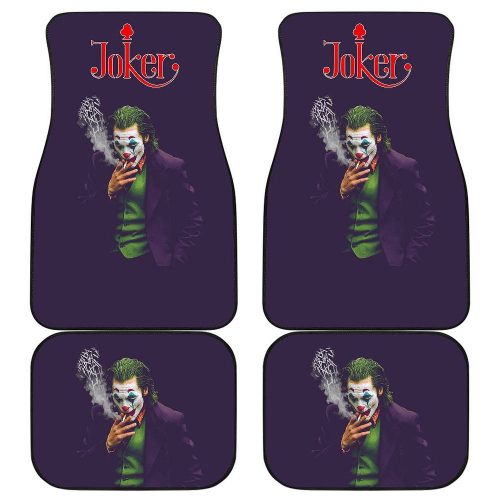 Joker Criminal Smoking Car Floor Mats