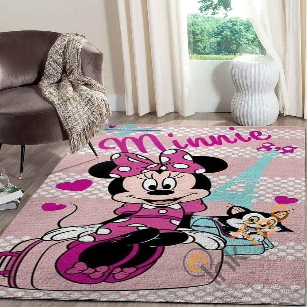 Minnie Mouse Disney For Living Room Bedroom Lover Movies Rug