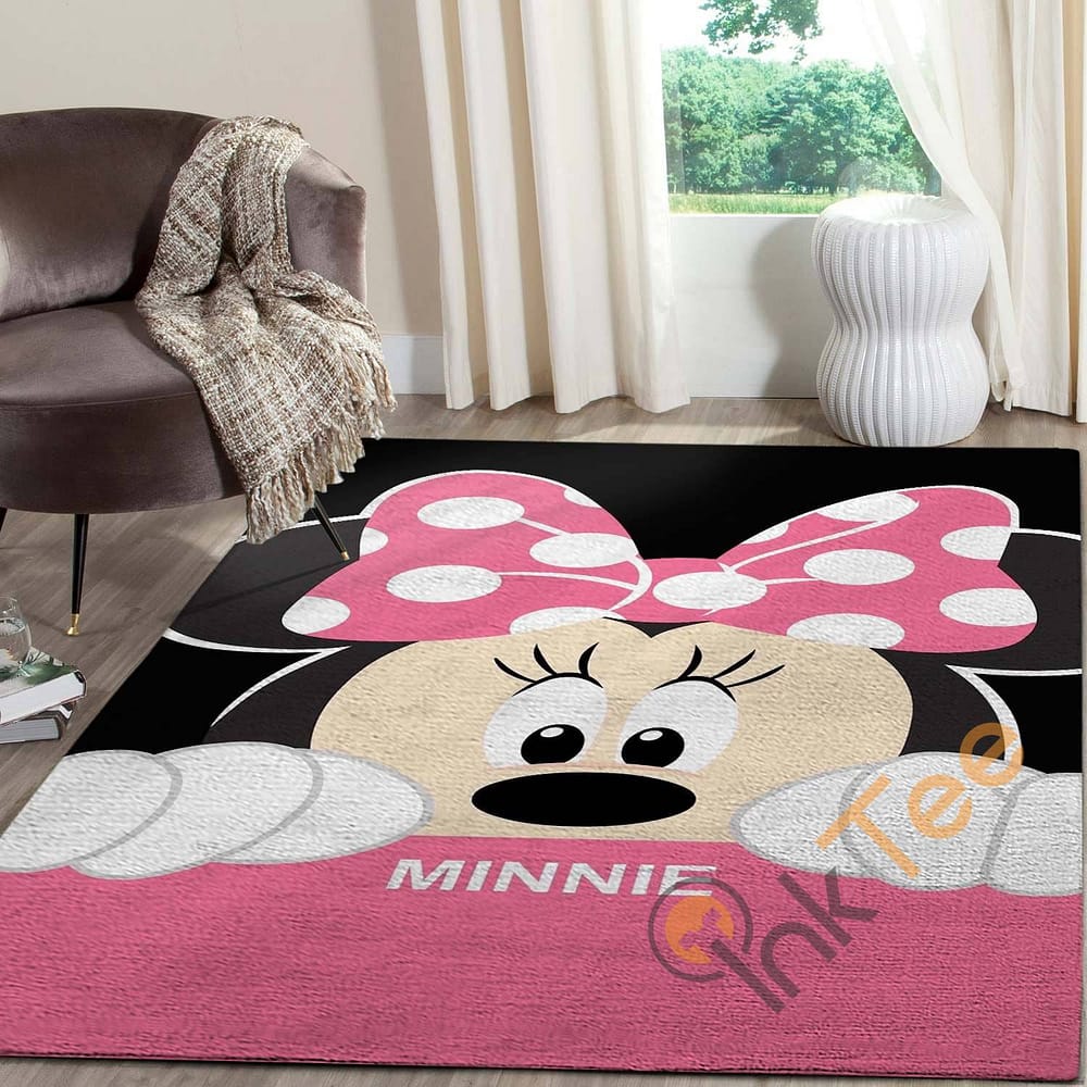 Minnie Mouse Disney Gift For Lovers Custom Lover Movies Rug