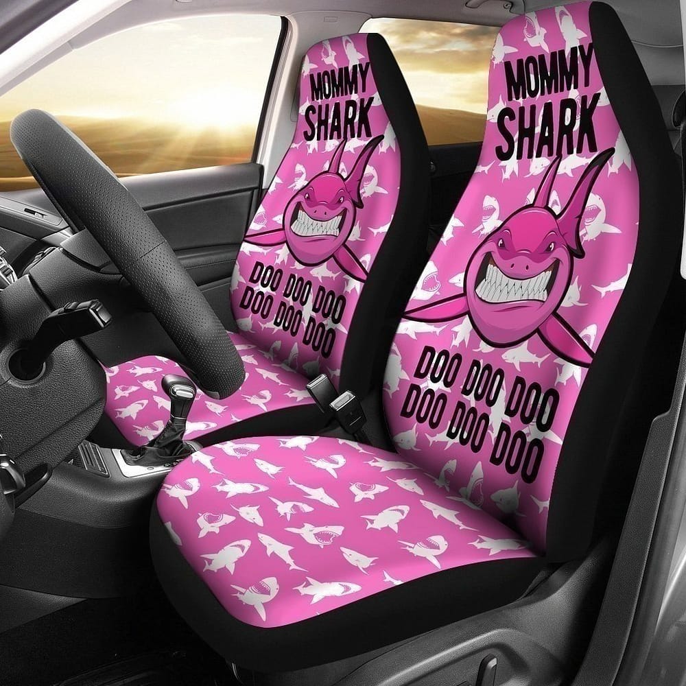 Mommy Shark Doo Doo Doo For Fan Gift Sku 1236 Car Seat Covers
