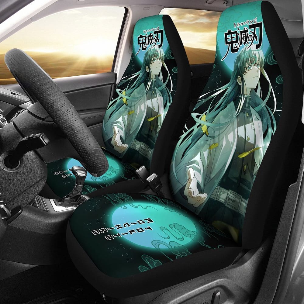 Muichiro Demon Slayer Under The Moon For Fan Gift Sku 1577 Car Seat Covers