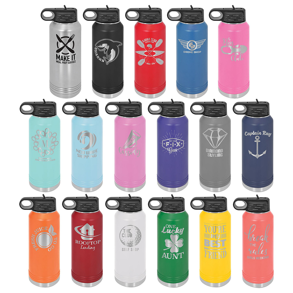 Personalized Polar Camel 32 Oz Vacuum Insulated Water Bottle Engraved Gifts