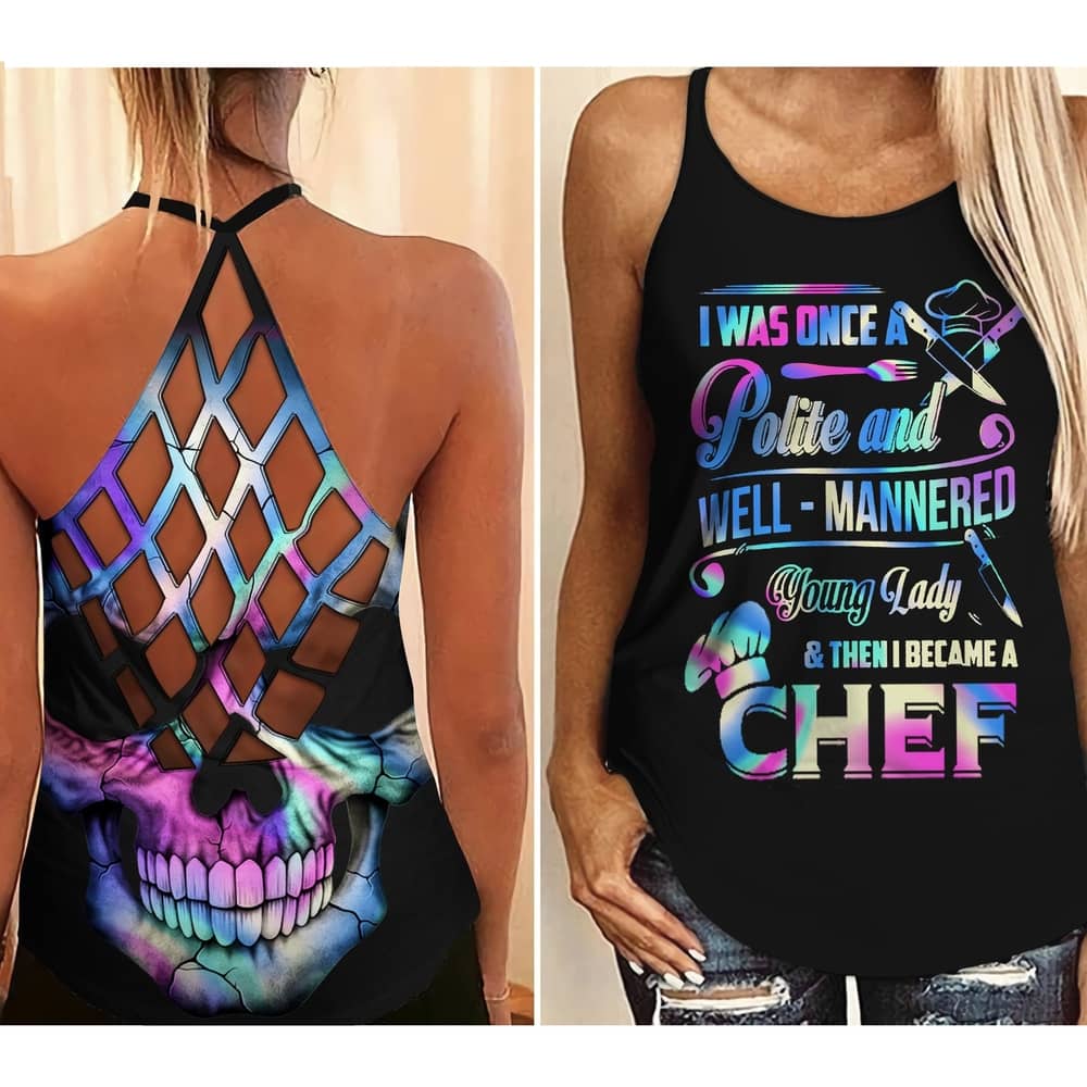 Then I Became A Chef Criss Cross Tank Top