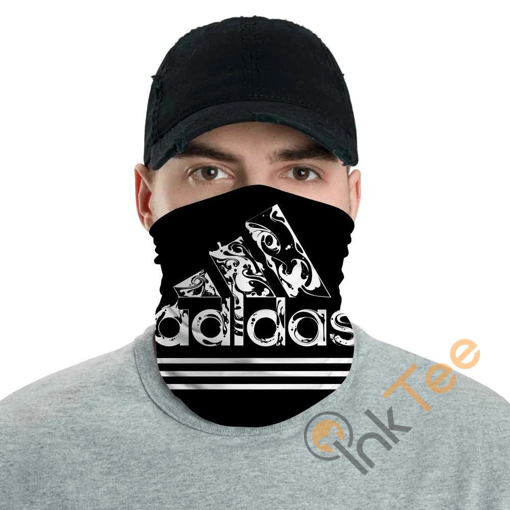 Adidas Logo Stripe Face Mask