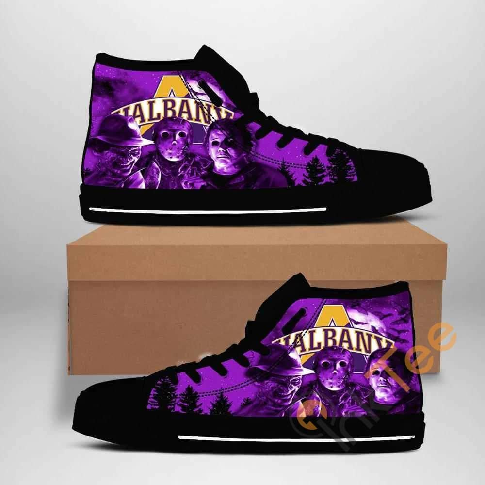 Albany Great Danes Ncaa Amazon Best Seller Sku 1223 High Top Shoes