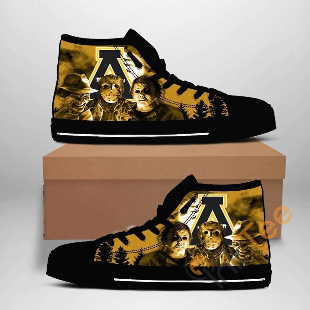 Appalachian State Mountaineers Ncaa Amazon Best Seller Sku 1232 High Top Shoes