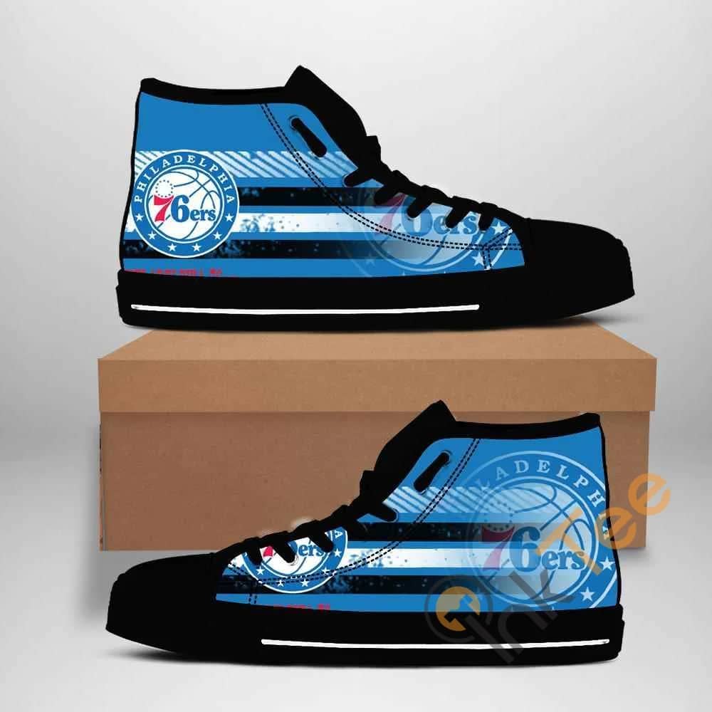 Philadelphia 76ers Nba Basketball Amazon Best Seller Sku 2159 High Top Shoes