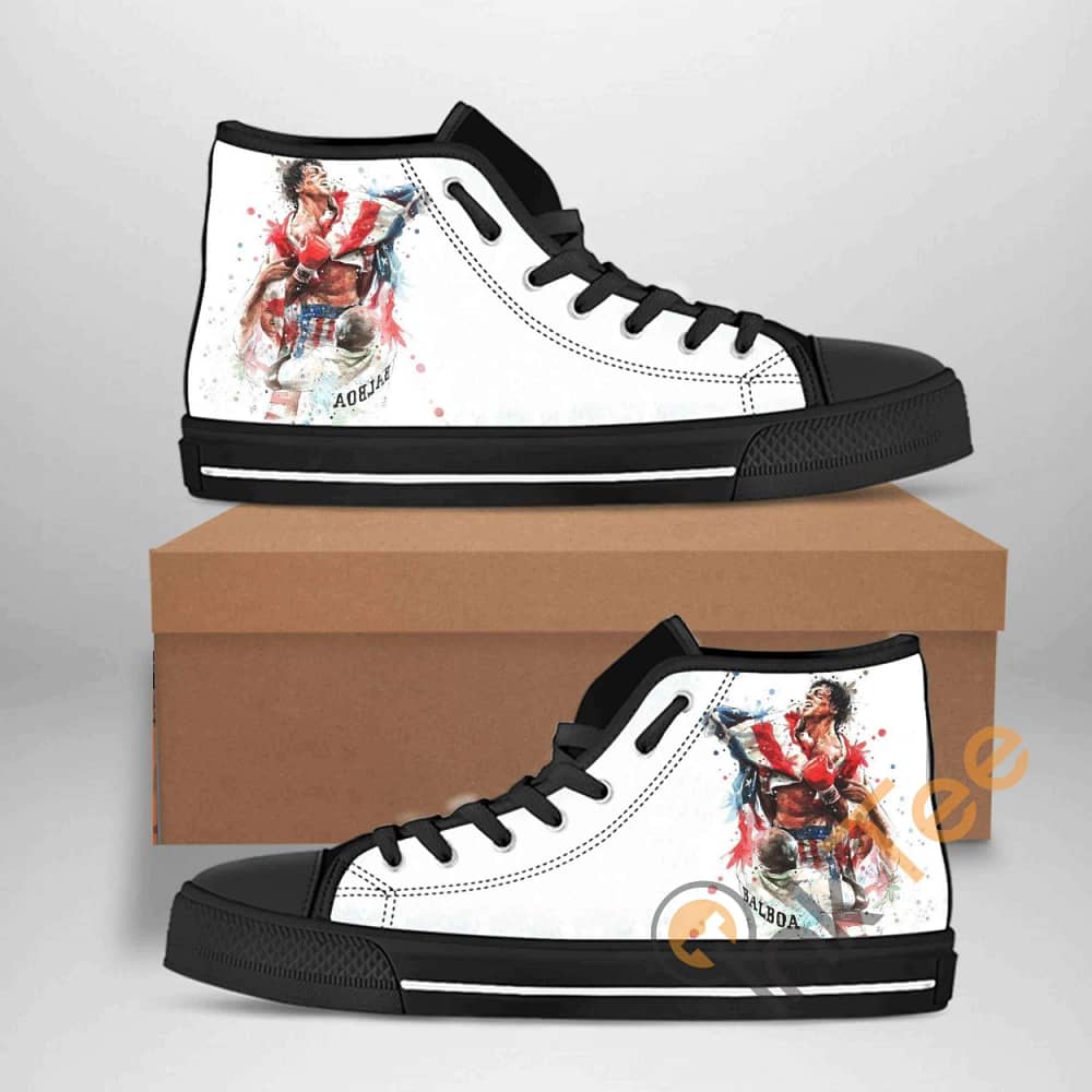 Rocky Balboa Best Movie Character Amazon Best Seller Sku 2219 High Top Shoes