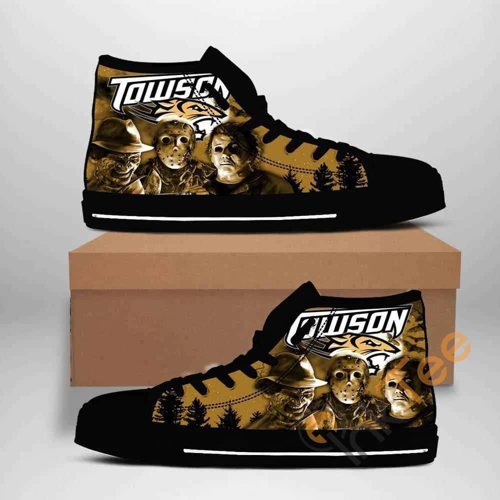 Towson Tigers Ncaa Amazon Best Seller Sku 2401 High Top Shoes