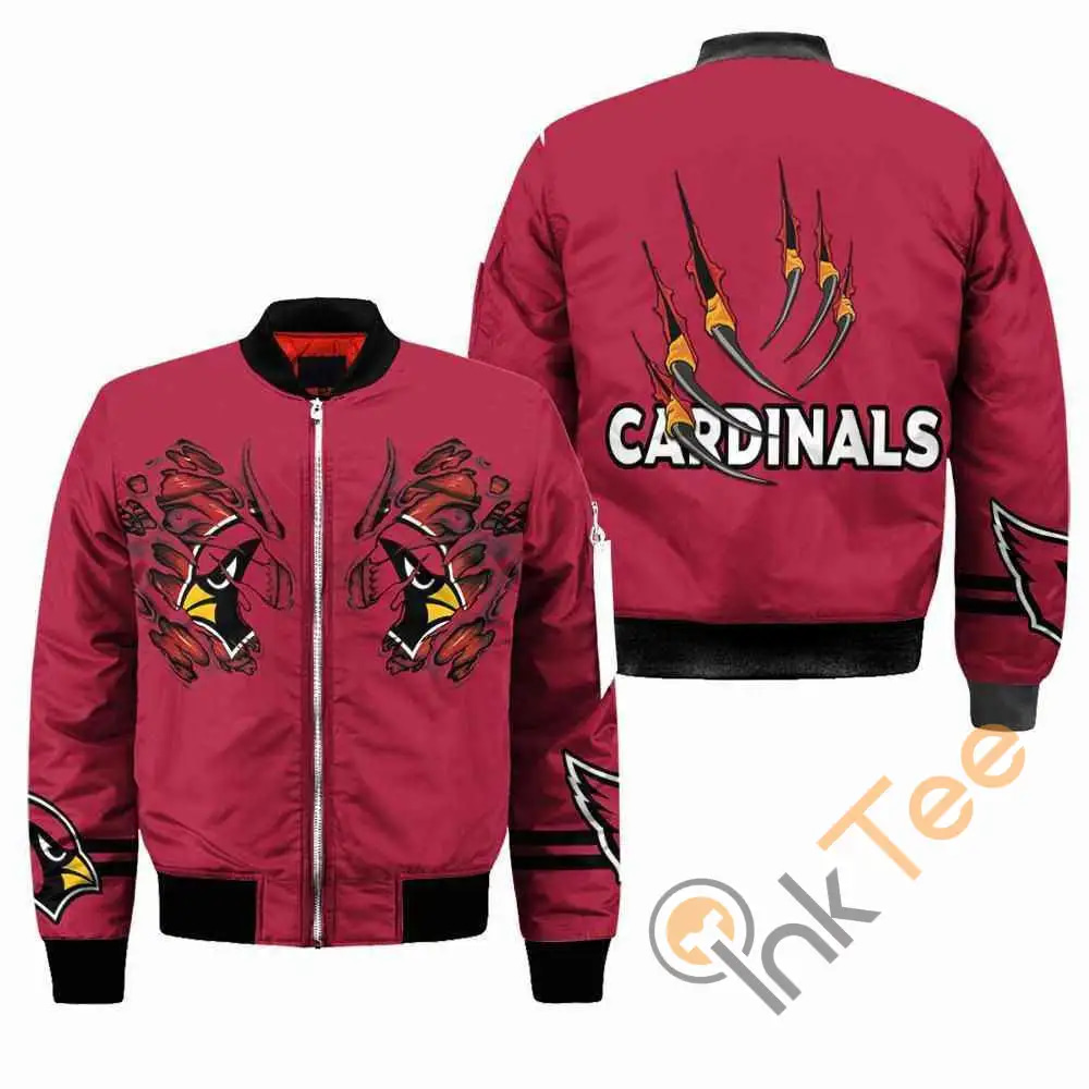 Arizona Cardinals Nfl Claws  Apparel Best Christmas Gift For Fans Bomber Jacket
