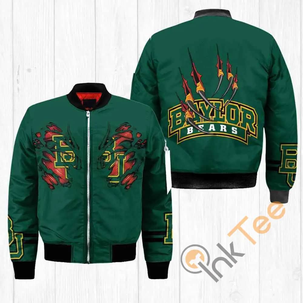 Baylor Bears NCAA Claws  Apparel Best Christmas Gift For Fans Bomber Jacket