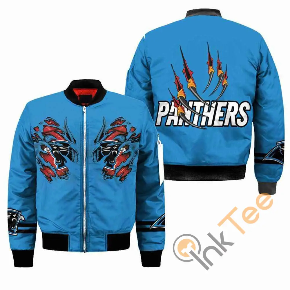 Carolina Panthers NFL Claws  Apparel Best Christmas Gift For Fans Bomber Jacket