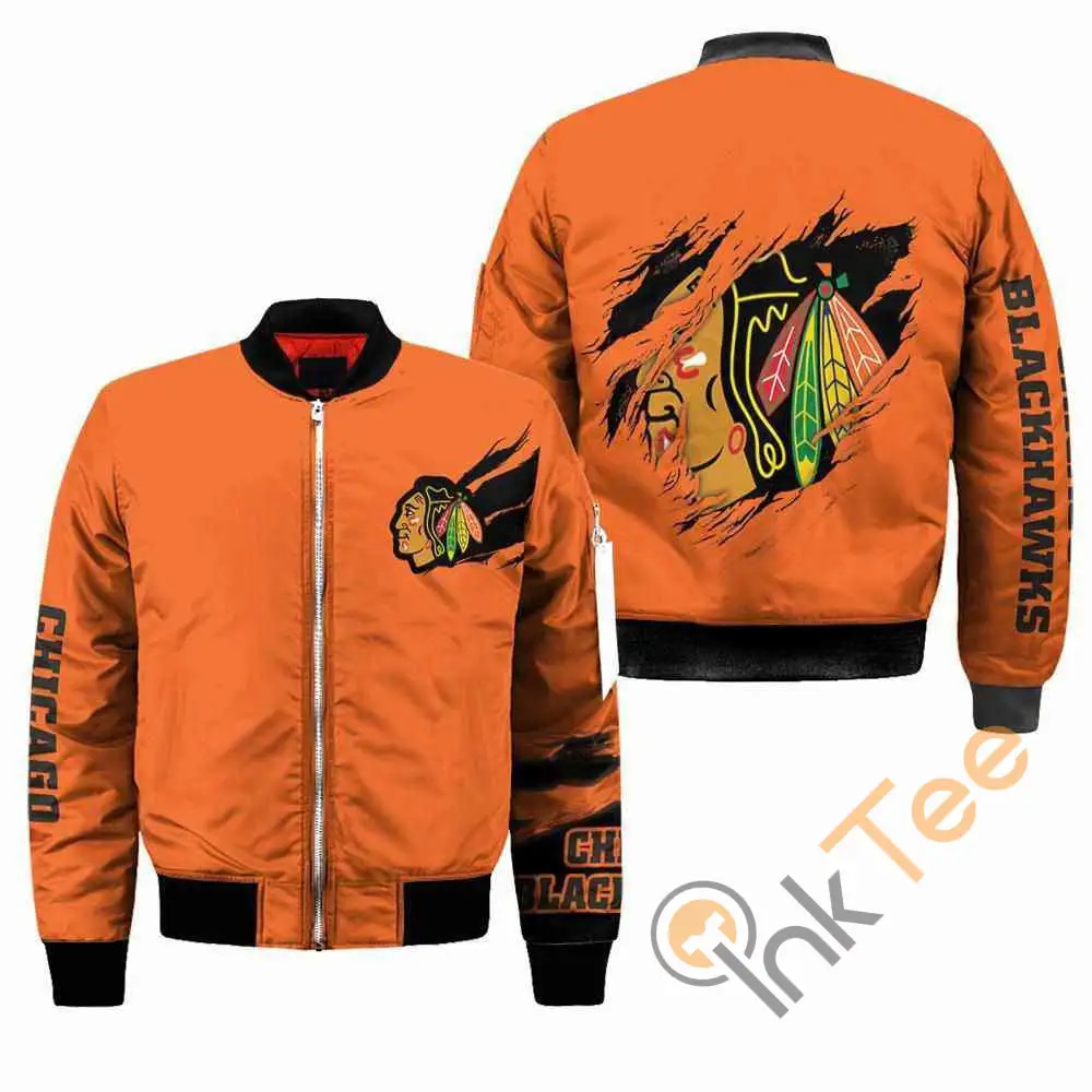 Chicago Blackhawks NHL  Apparel Best Christmas Gift For Fans Bomber Jacket
