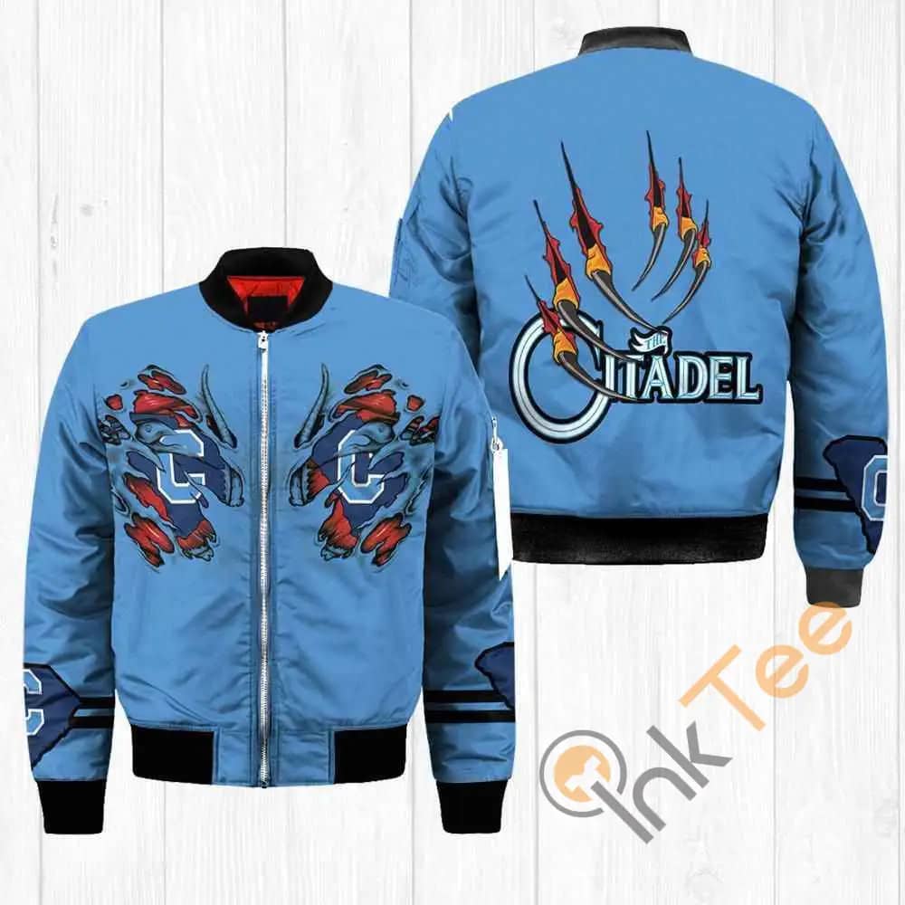 Citadel Bulldogs NCAA Claws  Apparel Best Christmas Gift For Fans Bomber Jacket