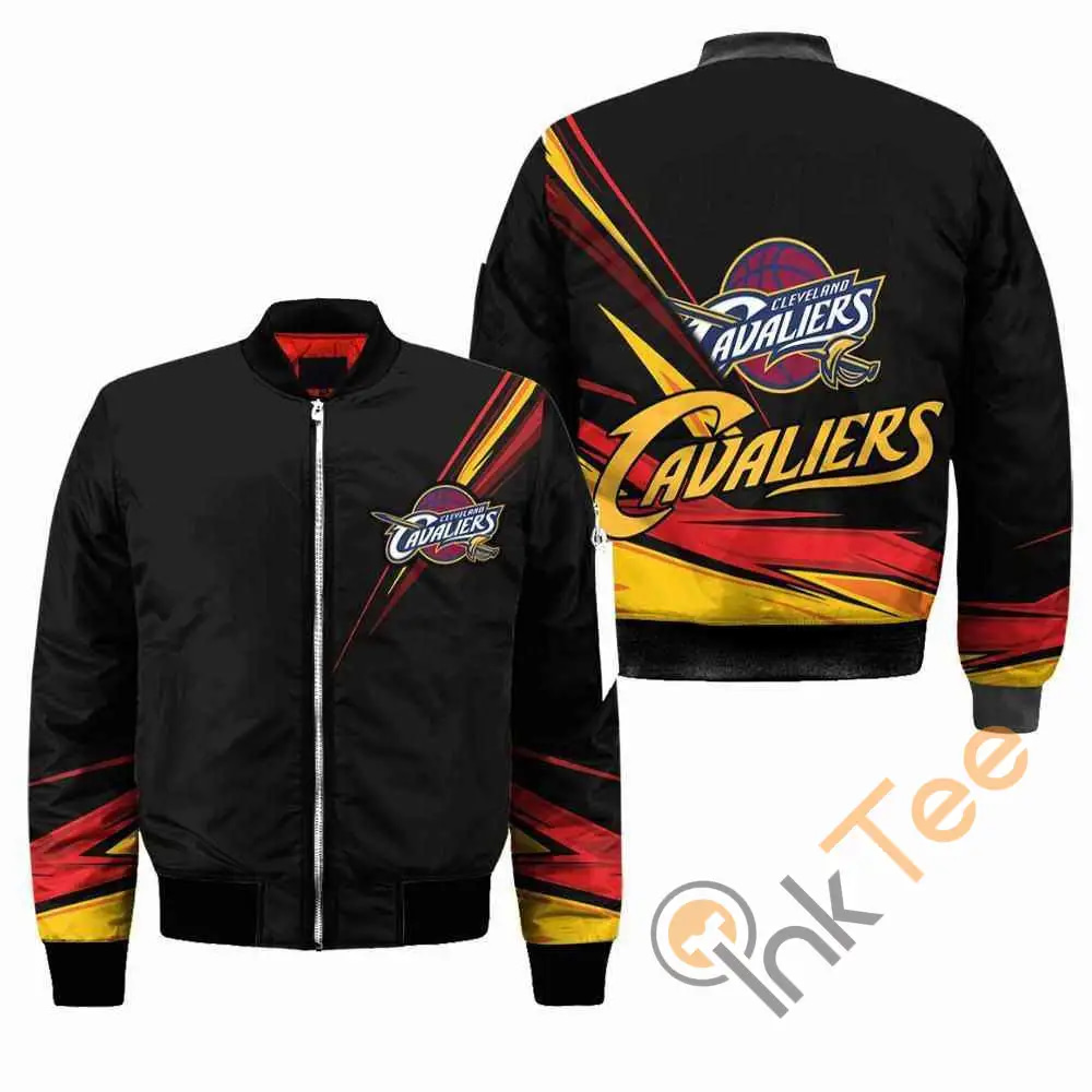 Cleveland Cavaliers NBA Black  Apparel Best Christmas Gift For Fans Bomber Jacket