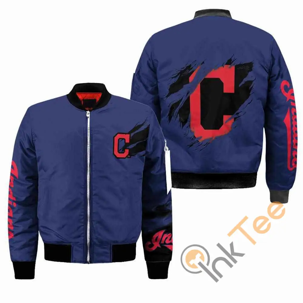 Cleveland Indians MLB  Apparel Best Christmas Gift For Fans Bomber Jacket