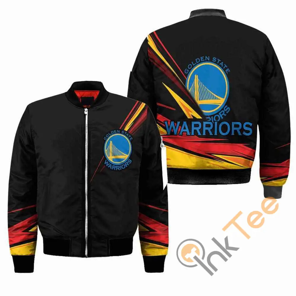 Golden State Warriors NBA Black  Apparel Best Christmas Gift For Fans Bomber Jacket