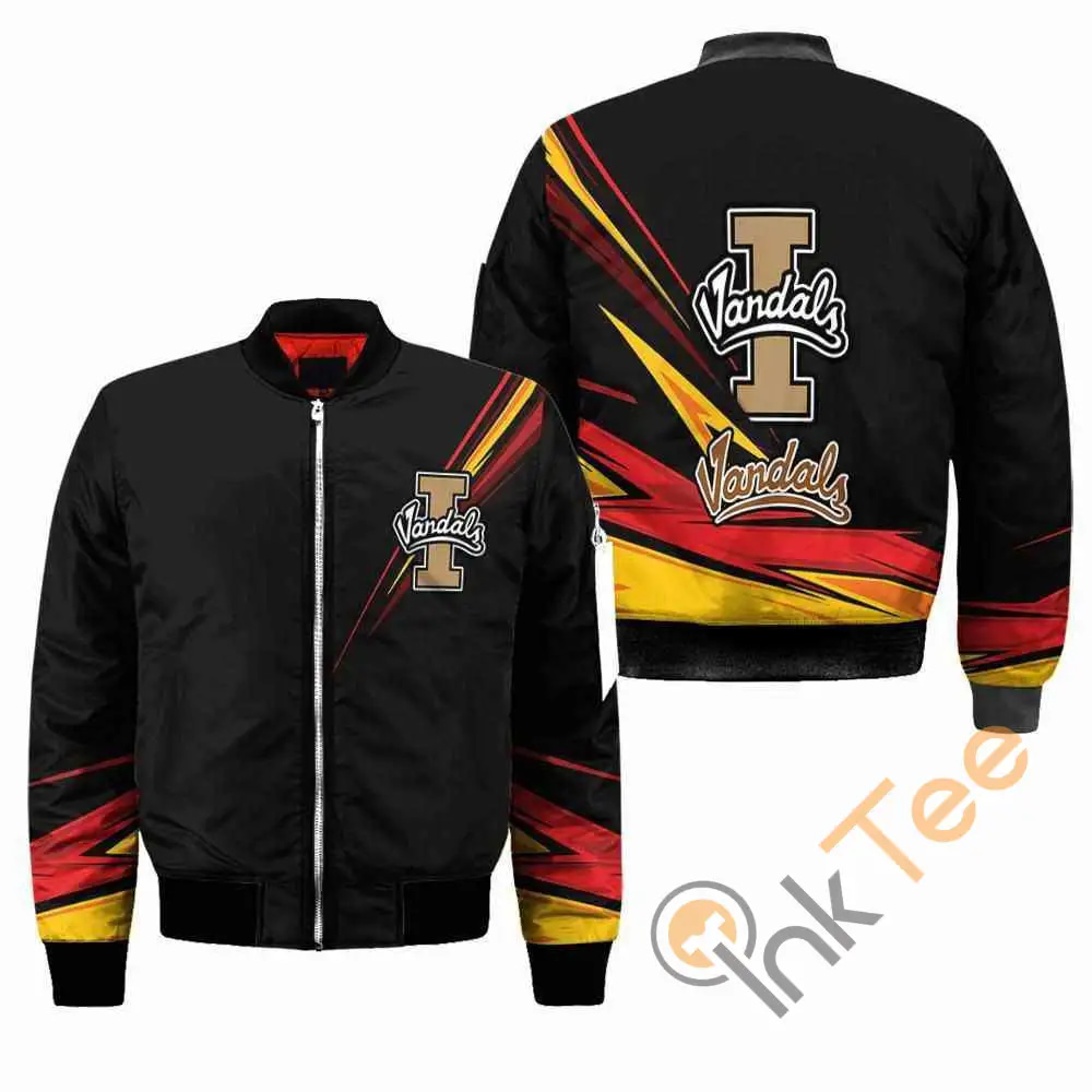 Idaho Vandals NCAA Black  Apparel Best Christmas Gift For Fans Bomber Jacket