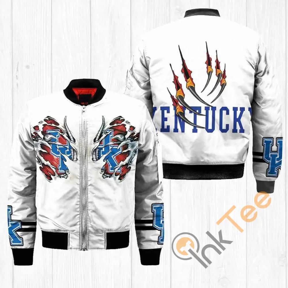 Kentucky Wildcats NCAA Claws  Apparel Best Christmas Gift For Fans Bomber Jacket