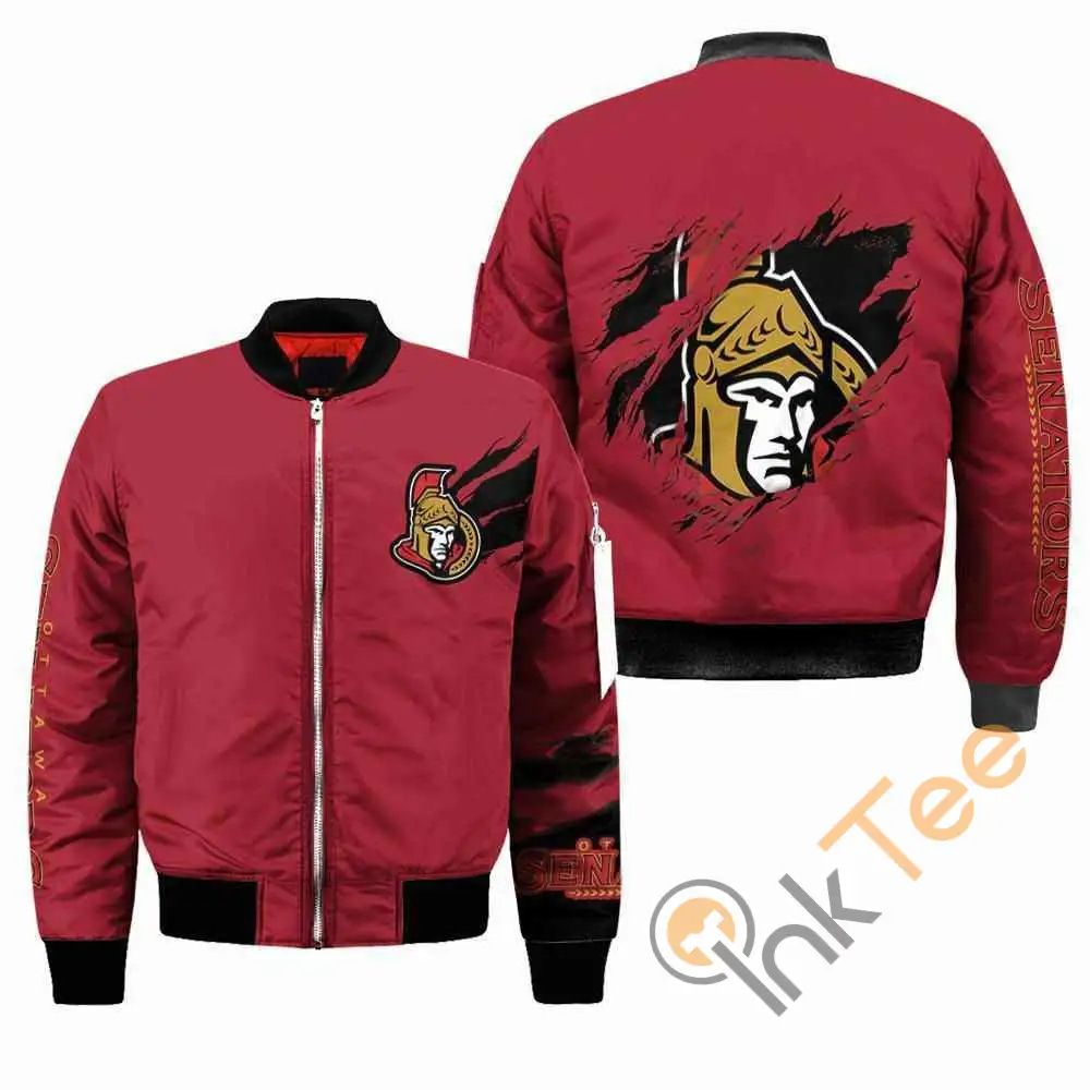 Ottawa Senators Nhl  Apparel Best Christmas Gift For Fans Bomber Jacket
