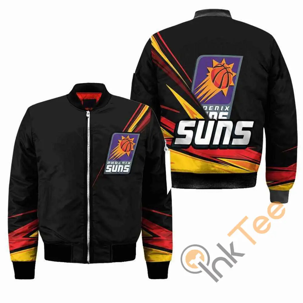 Phoenix Suns Nba Black  Apparel Best Christmas Gift For Fans Bomber Jacket