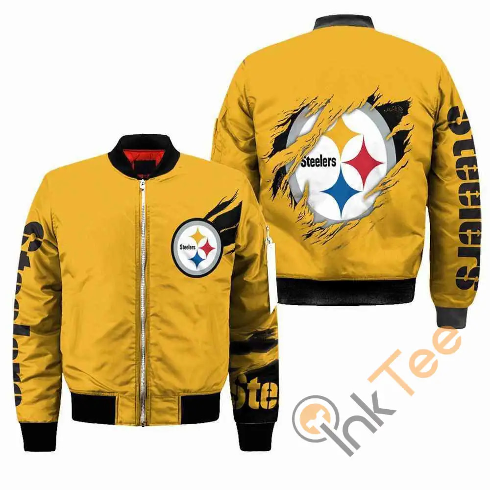 Pittsburgh Steelers NFL  Apparel Best Christmas Gift For Fans Bomber Jacket