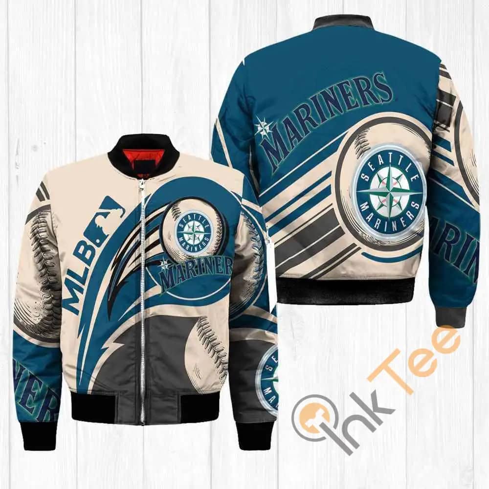 Seattle Mariners MLB Balls  Apparel Best Christmas Gift For Fans Bomber Jacket