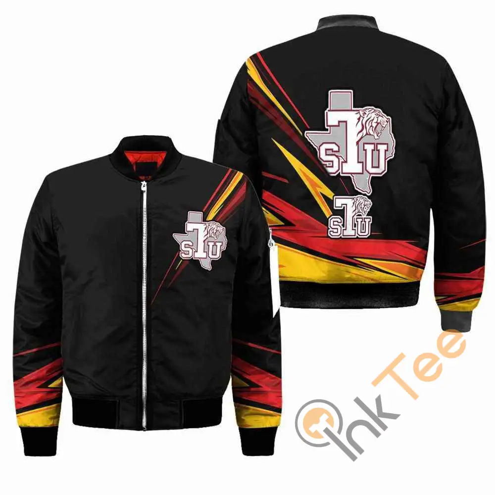 Texas Southern Tigers NCAA Black  Apparel Best Christmas Gift For Fans Bomber Jacket