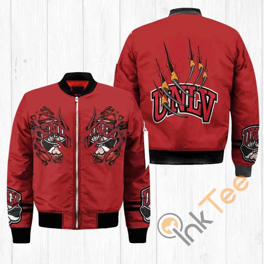 UNLV Rebels NCAA Claws  Apparel Best Christmas Gift For Fans Bomber Jacket