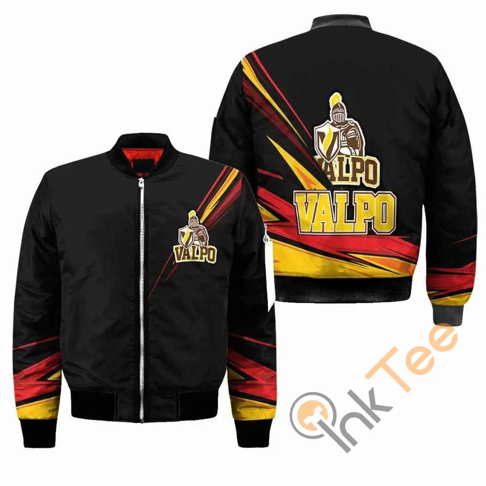 Valparaiso Crusaders NCAA Black  Apparel Best Christmas Gift For Fans Bomber Jacket