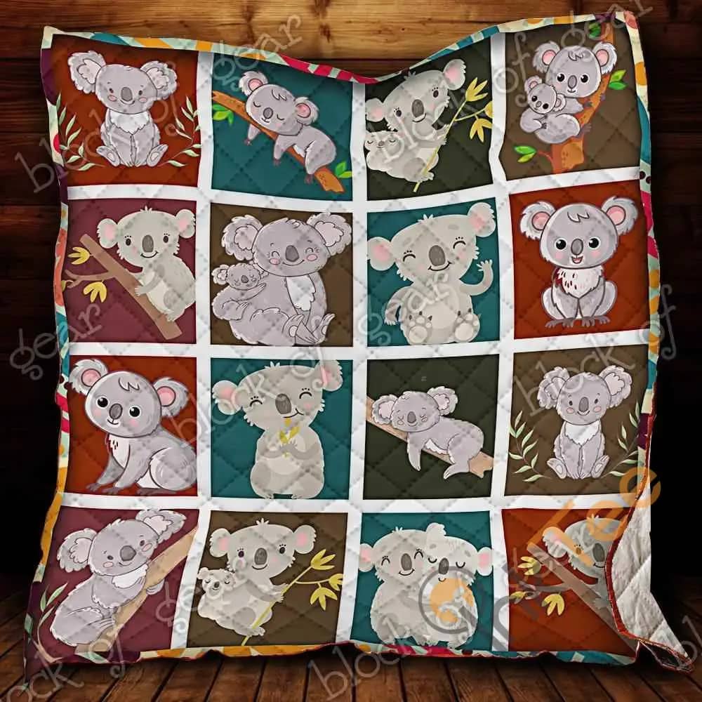 Cute Koala  Blanket Kc1207 Quilt