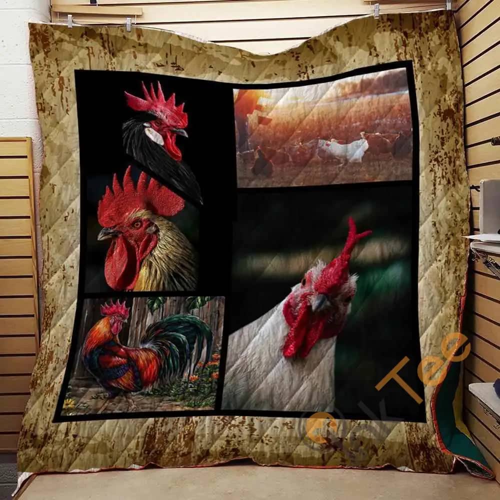 Farmer Chicken Style  Blanket TH1707 Quilt