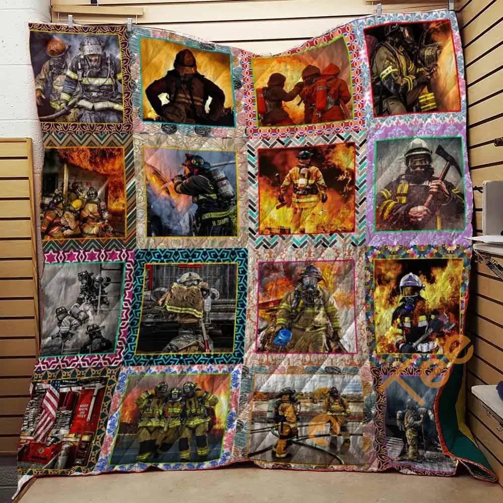 Fire Fighter Is The Best  Blanket TH1707 Quilt
