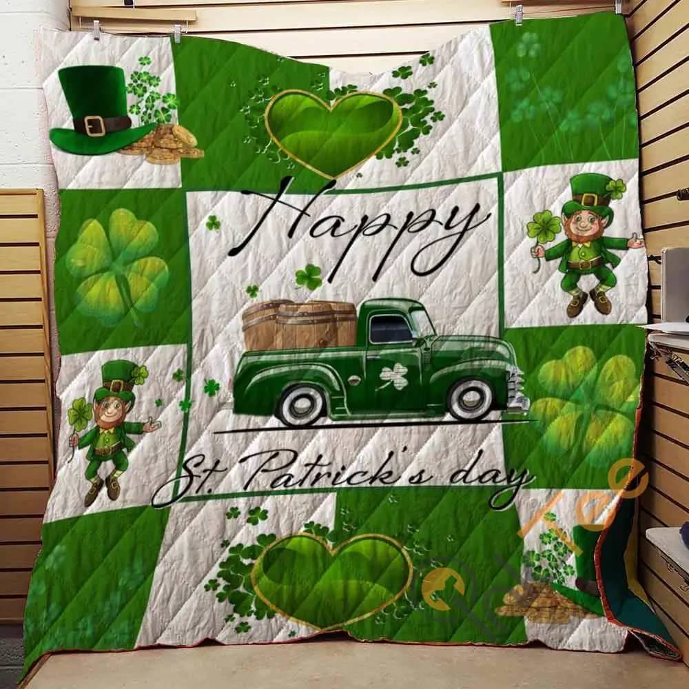 Happy St.Patrick's Day 3D  Blanket TH1707 Quilt