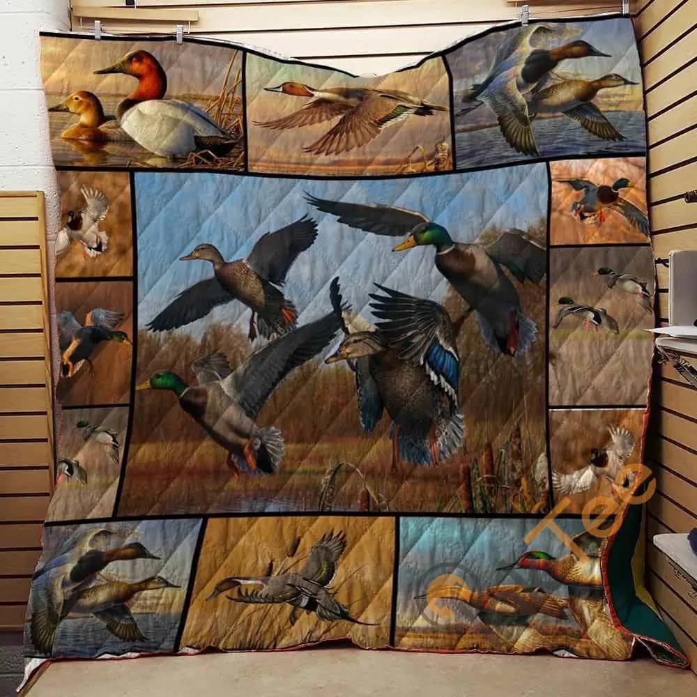 Hunting Duck  Blanket TH1707 Quilt