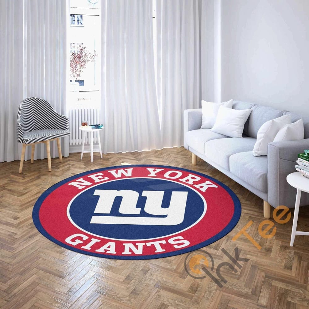 New York Giants Round Carpet Nfl Football Amazon Best Seller Sku 2685 Rug