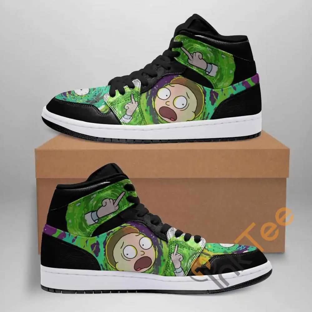 Rick And Morty Ha05 Custom Air Jordan Shoes