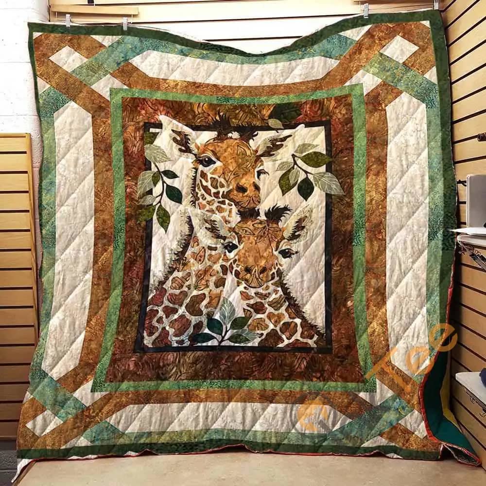 Who Love Giraffe  Blanket TH1707 Quilt