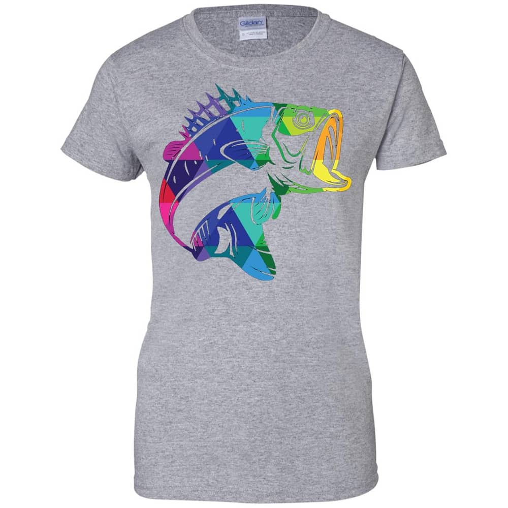 Inktee Store - Fishing For Bass Fisherman Fishing Gifts Women’s T-Shirt Image