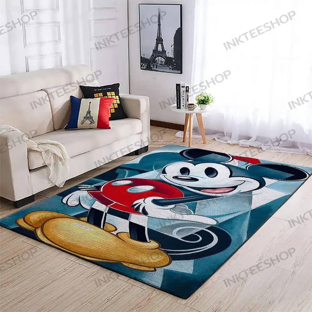 Area Bedroom Mickey Mouse Disney Rug